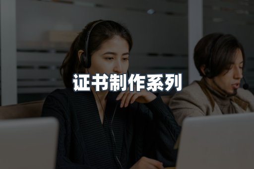 证书制作系列